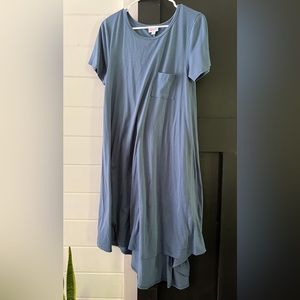 Blue T-Shirt Dress